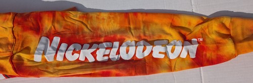 Nickelodeon Rugrats Reptar Orange Tie Die Long Sleeve Tshirt Size Med - Picture 6 of 6