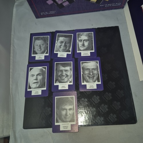 Face to Face Famous Face Guessing Board Game Donald Trump Card Kennedy Jefferson - Bild 6 von 12