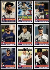 2025 Topps Heritage Colorado Rockies Team Set 8 - NM/MT 6995356