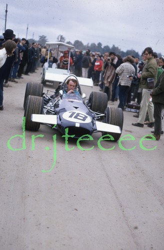 1969 US GRAND PRIX Piers Courage BRABHAM BT26A - 35mm Racing Slide