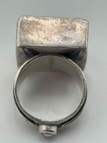 Anillo de azulejos de plata esterlina Eco of the Dreamer talla 8 - Imagen 13 de 16