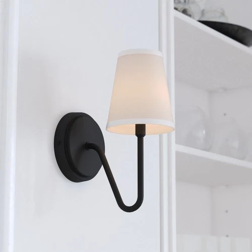 Vaxcel Lighting W0474 14" Tall Wall Sconce - Black - Picture 6 of 6