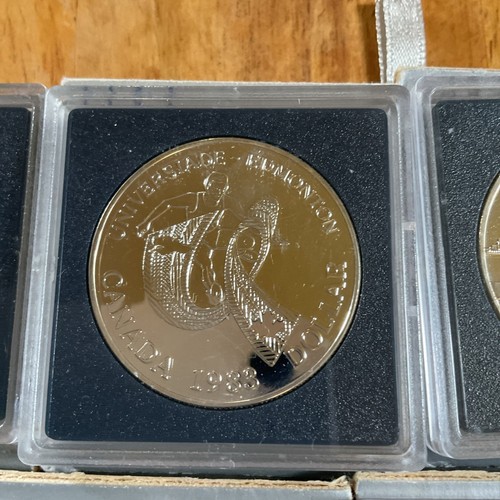 1981-1993 Canada Commemorative Travel Coins 13 Coins Total With Boxes - Picture 4 of 14