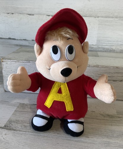 Vintage 1998 Alvin 10 Zoll Plüsch tanzender Chipmunk singt WOOLY BULLY GEMMY getestet - Bild 1 von 5