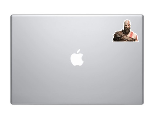 Kratos God of War Waterproof Laptop Sticker - Picture 2 of 2