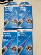 CVS EAR THERMOMETER PROBE COVER 30 PACK 4 PACKAGES 120 COVERS 