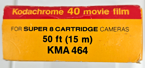 Cartuccia pellicola vintage NOS Kodak Kodachrome 40 colori Super 8 KA464 tipo A scadenza 1983 - Foto 2 di 4