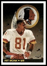 1992 Fleer #473 Art Monk Washington Redskins NM+