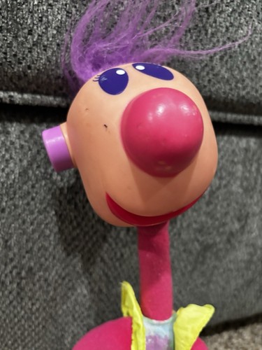 Vintage Ertl 1994 Mrs Jibba Jabba Jibber Jabber Doll Plush Toy Purple Hair - Picture 2 of 13