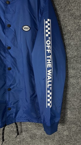 Vans Racer Windbreaker Jacket Size Medium AK3840 - Picture 3 of 8