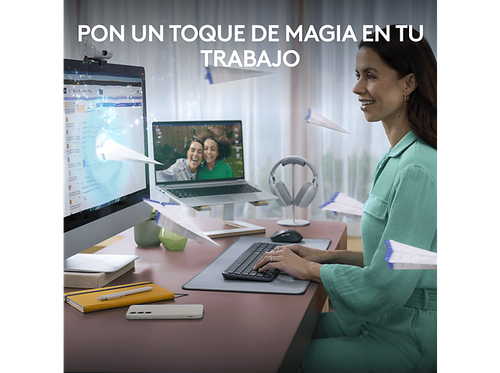 Pack Teclado + Ratón - Logitech MK950, Inalámbrico, Bluetooth/USB, Logi Bolt, Pe - Imagen 2 de 12