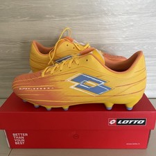 LOTTO Men s SOLISTA 700 IX FG Soccer Cleats Size 10 NEW YELLOW 221357-CX3