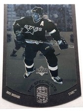 1997 Upper Deck The Specialists Die-Cut insert /4000 Mike Modano one of 4000