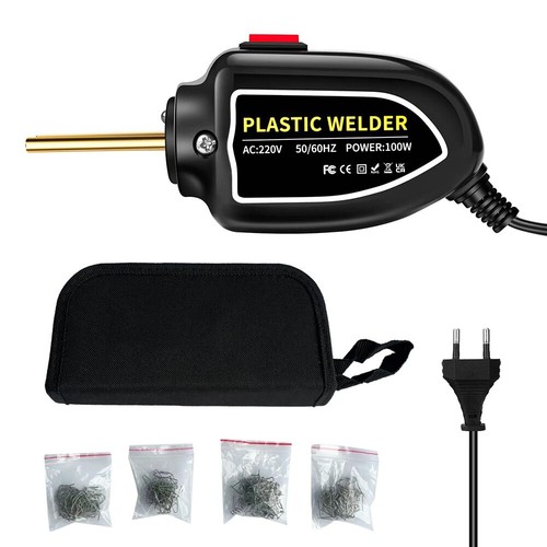 Heißtackerpistole Kunststoff Schweißgerät Auto Stoßstange Riss Reparatur Schweißer Kit NEU - Bild 9 von 16