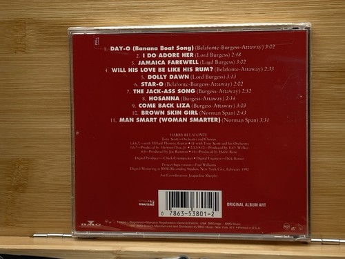 HARRY BELAFONTE Calypso CD BRAND NEW SEALED 1992 BMG Music - Picture 2 of 3