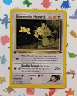 Pokemon TCG Giovanni's Meowth 43/132 *1st Edition* Gym Challenge English 2000