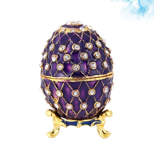 Schmuck Organizer Glitzer Schmucketuis Kristall Eierbox - Bild 2 von 11