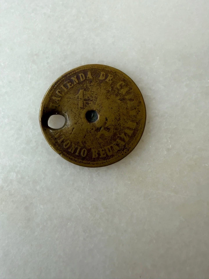 Ril Antiguo De Puerto Rico / Ficha de Plantación Antigua - Adjuntas, PR. 1875-1890 Foto 2 de 4