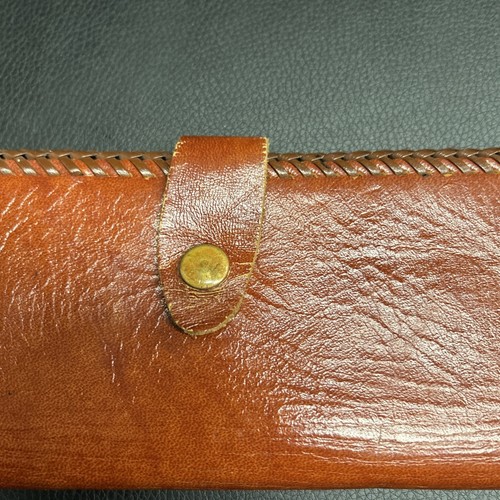 Portafoglio donna vintage vera pelle lavorato a mano con frusta - Foto 2 di 22