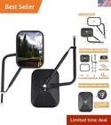 Adjustable Side View Mirrors for Jeep Wrangler - Safe Doors Off Driving - 2Pack