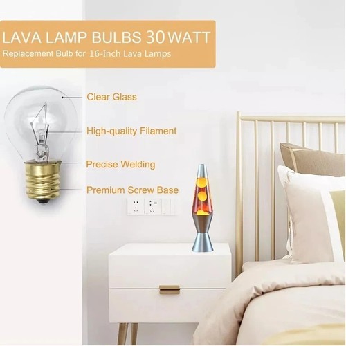 Lava Lamp Bulb 30W, The Lava Original Replacement Bulbs for 16-Inch Lava Lamps,G - Picture 3 of 4