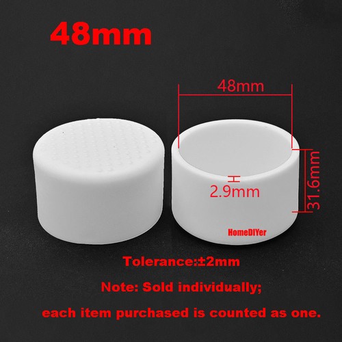 Round/Squar PVC Rubber Chair Feet Cover Table Furniture Leg End Cap Anti Scratch - Picture 30 of 46
