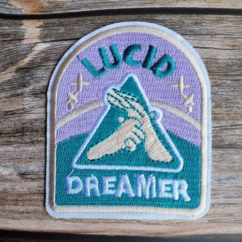 Lucid Dreamer New Age Witchy metaphysisch bestickt Bügelbild Patch - Bild 1 von 2