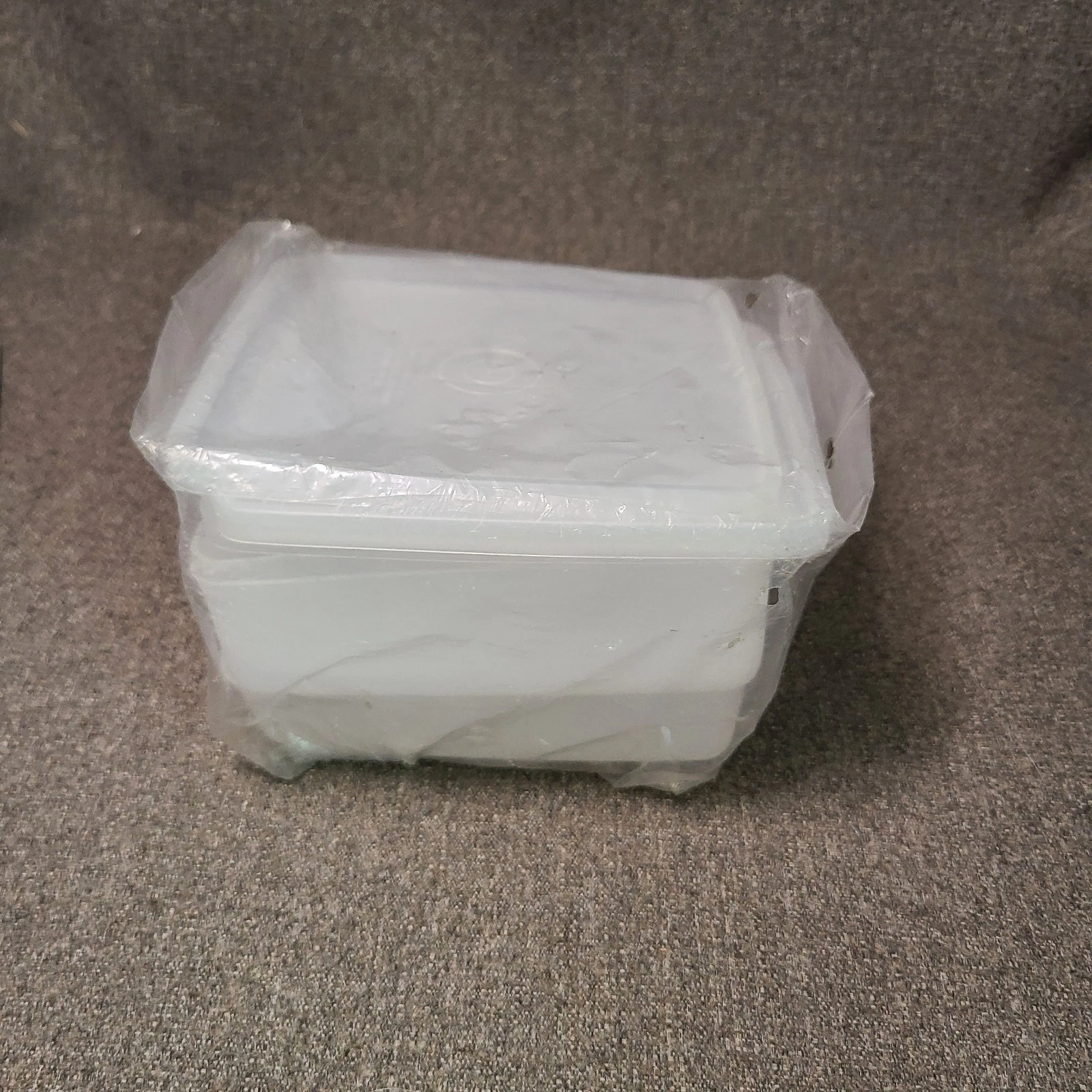 VTG Tupperware 670 Square Away Sandwich Keeper Containers & Lids NEW