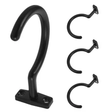  4 Pcs Pool Cue Accessories Metal Hooks Billiards Bridge Clips for Poles