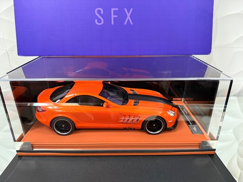 1/18 Ivy Modelos Mercedes Benz McLaren SLR 722 Naranja Edición Limitada 29 de 45 - Imagen 13 de 14