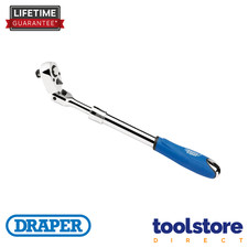 Draper 26817 1/2" Sq. Dr. 72 Tooth Flexible Head Extending Reversible 370-510mm