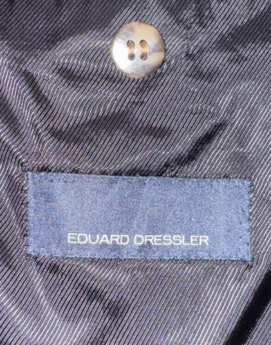 EDUARD DRESSLER LORO PIANA 100% CASHMERE BLACK COAT SIZE XXXL NEW WITH TAGS - Picture 10 of 16