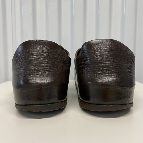 Birkenstock London Dark Brown Oiled Leather Round Toe Clogs Shoes EU 44/US 11 - Picture 10 of 20