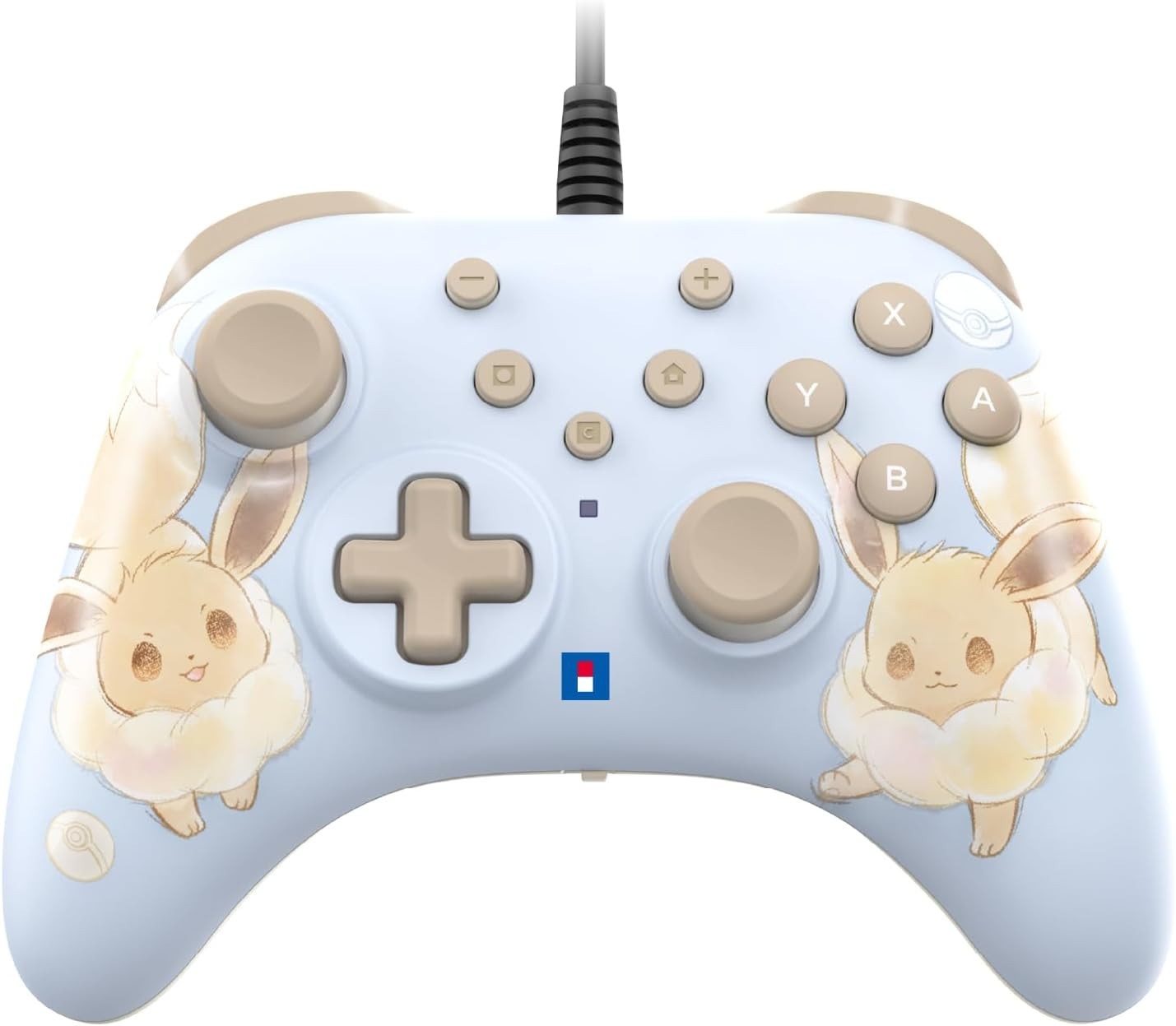 Manette filaire HORIPAD Turbo Évoli Cottage Core pour Nintendo Switch 2