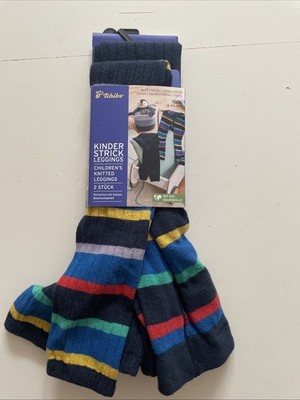 TCM Tchibo Mädchen Leggings 2 Strickleggings Gr. 110/116 Neu