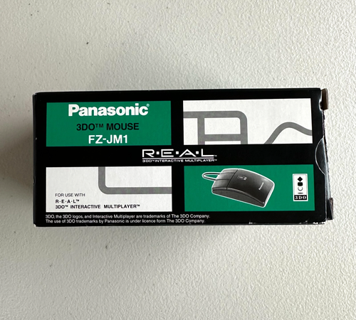 Panasonic 3DO Mouse FZ-JM1 Controlador Negro TOTALMENTE NUEVO En Caja Nuevo en Caja - Imagen 2 de 9