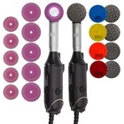 Micro Angle Grinder Equid with 1" and 2" Blades, Polishing Pads and Backer Pad