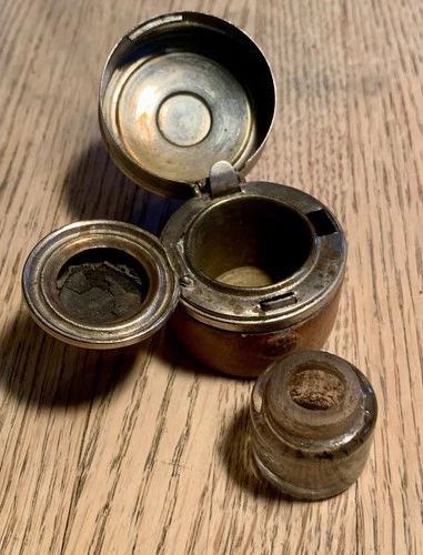 Civil War Period Traveling Inkwell