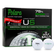 Polara Golf Self-Correcting Golf Balls – Soft Feel, Anti-Slice & Hook Corr
