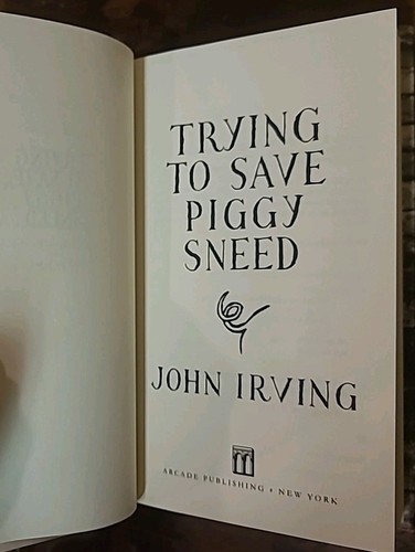6 John Irving HCDJ Books 1st Piggy Avenue Twisted River Circus Hand Chairlift  - Foto 8 di 24