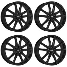 4 Alu Felgen AEZ Montreal black 7.5Jx18 5x114.3 für Mazda 3 6 Mx-5