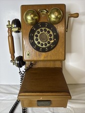 Thomas Crosley Museum Series Wood Antique Wall Telephone Limited Edition