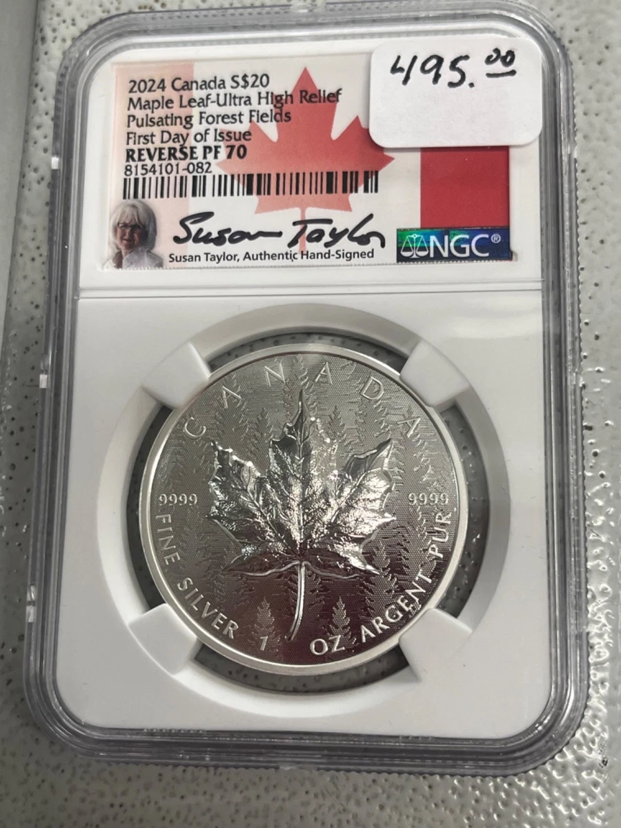 Canadian Maple Leaf 1 oz Precious Metal Content per Unit NGC