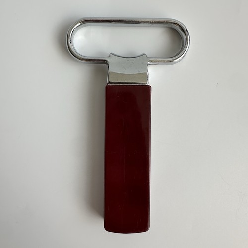 Vintage Maroon Phoenixware Bartenders Friend Pronged Corkscrew Wine Opener Italy - Picture 3 of 10