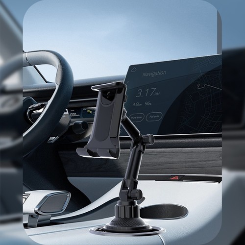 Universal Car Cup Holder Cellphone Mount Stand for iPhone iPad Tablet 4.7"-12.9" - Afbeelding 4 van 16