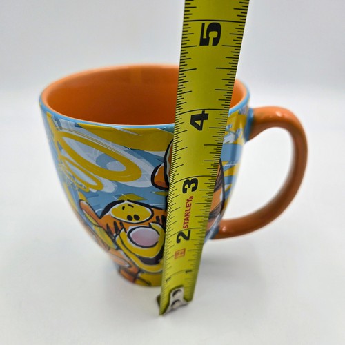 Disney Tigger Ceramic Coffee Mug Cup Winnie The Pooh Sketchbook Pattern Read - Picture 2 of 9