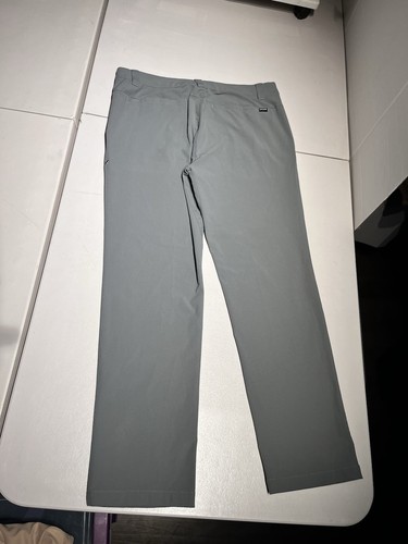 Bad Birdie Pants Men’s 36 Gray Golf Performance Sport Polyester Blend 36x31 - Picture 15 of 15