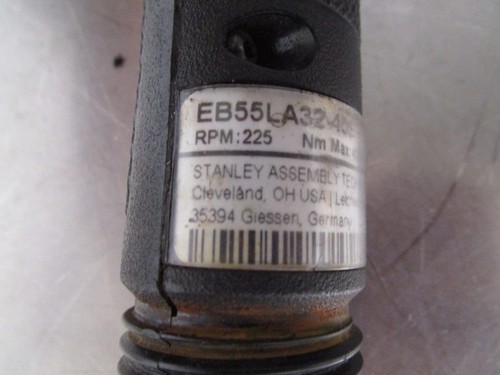 Stanley Assembly Technologies non testato EB55LA32-400 Angolo Nutrunner 225RPM 400Nm - Foto 10 di 13