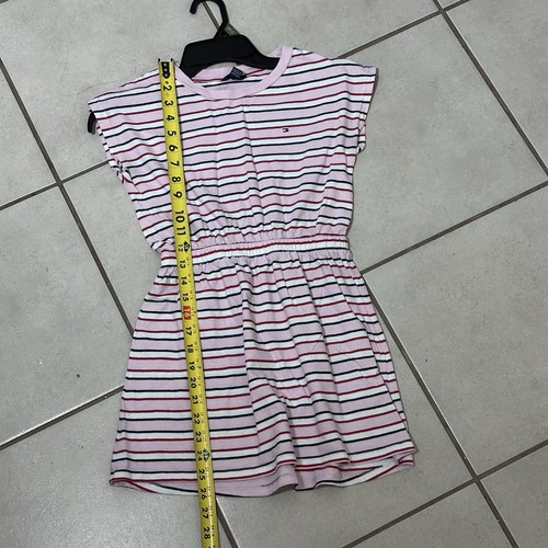 Tommy Hilfiger Girls Stripe Pink Dress Size M(8/10) - Picture 7 of 7