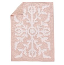 POTTERY BARN KIDS OHANA BABY TODDLER CRIB QUILT COMFORTER BLUSH PINK 2022